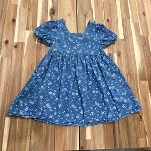 GAP Denim Floral Casual Kids Dress size 5